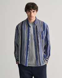 Camicia in seta con stampa relaxed fit