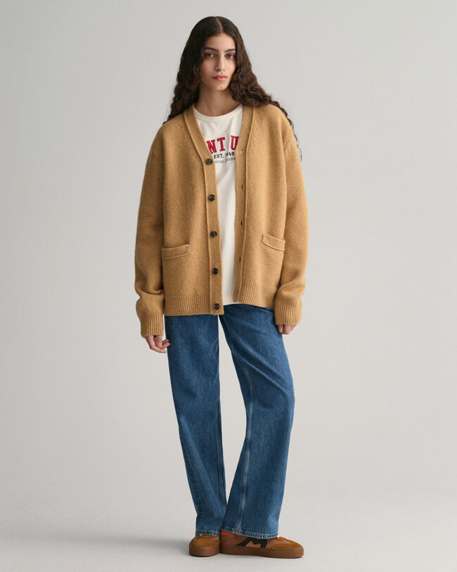 Cardigan in lana morbido