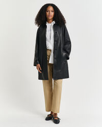 Impermeabile in pelle