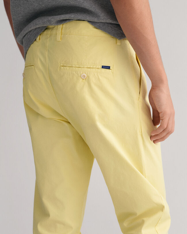 Pantaloni chino Hallden Sunfaded slim fit