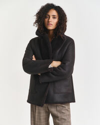 Cappotto in shearling double-face