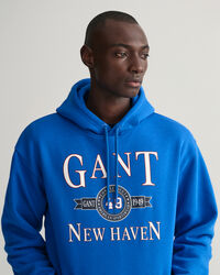 Felpa con cappuccio Retro Crest