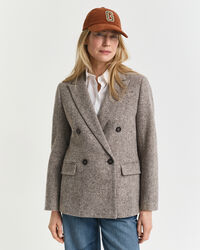 Blazer in lana testurizzata regular fit