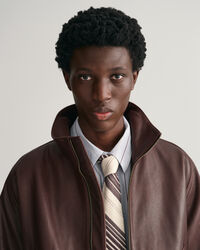 Giacca bomber in pelle