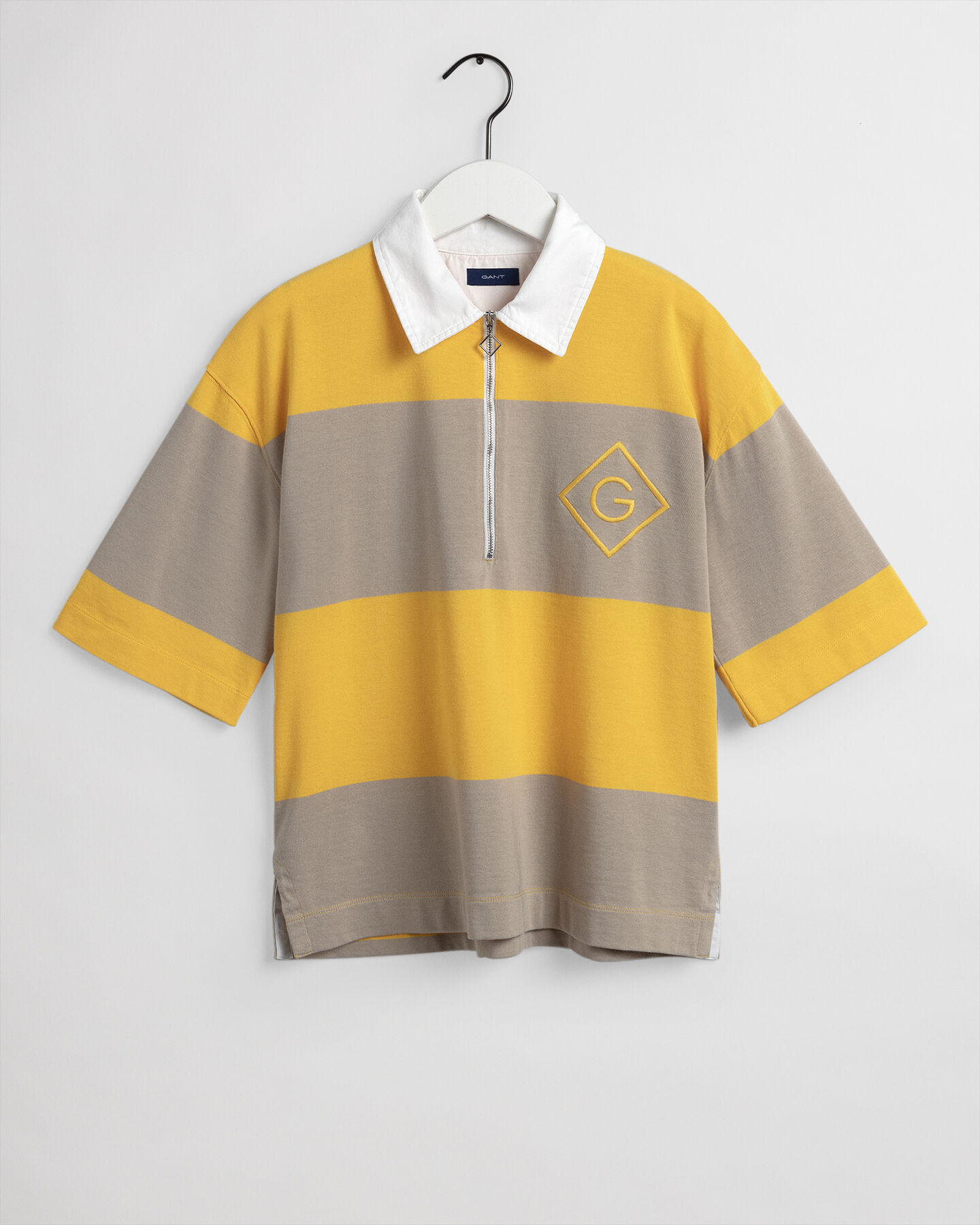 Heavy Rugger con maniche corte e zip