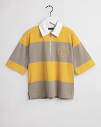 Heavy Rugger con maniche corte e zip