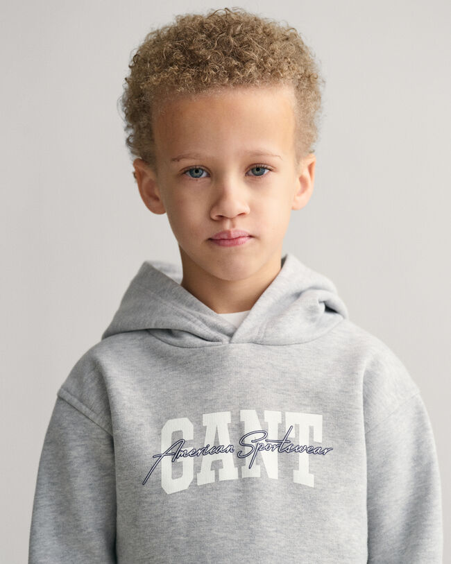 Felpa con cappuccio Arch Script GANT Kids