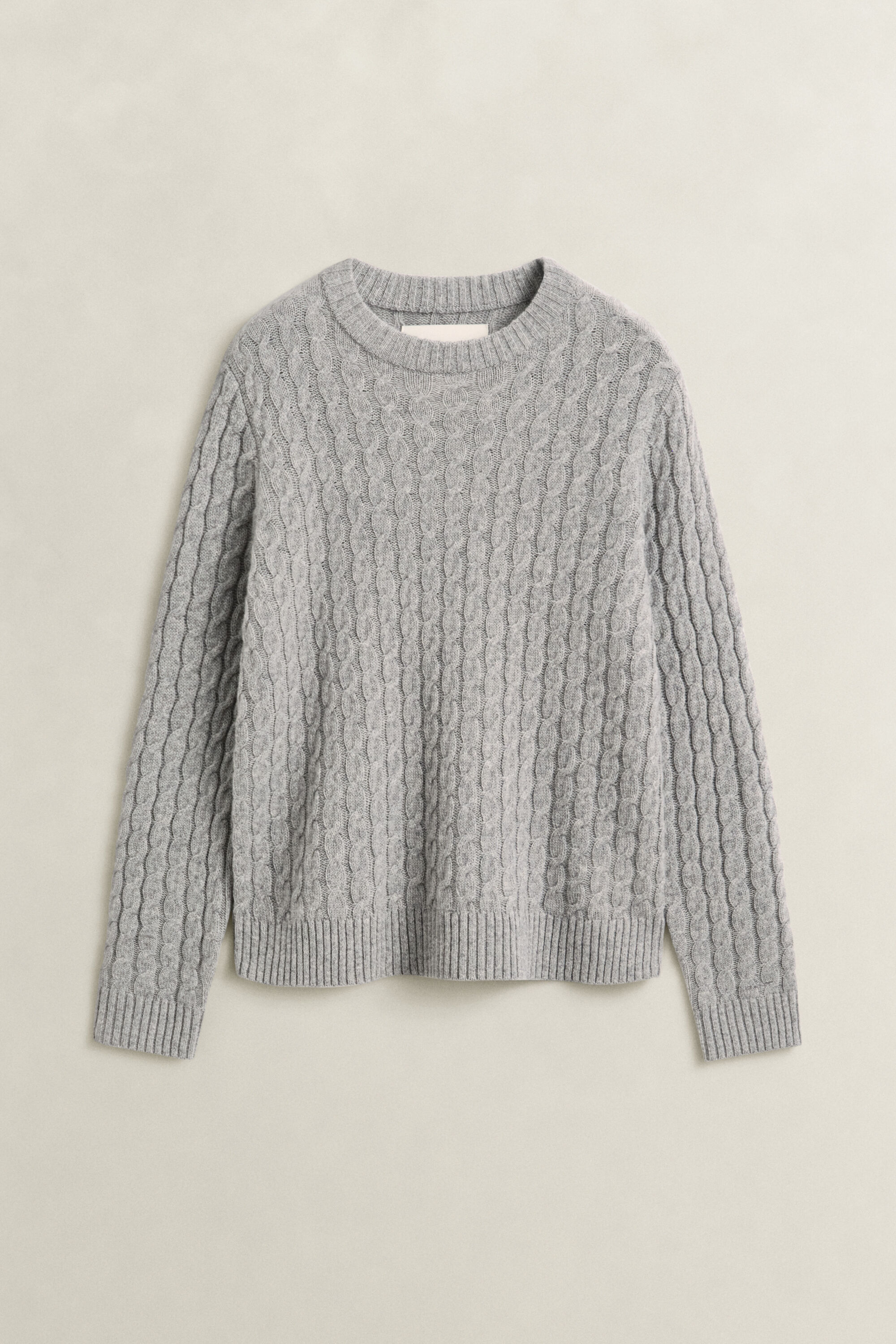 Maglia a trecce in cashmere