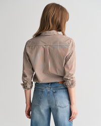 Camicia classica in popeline a righe regular fit