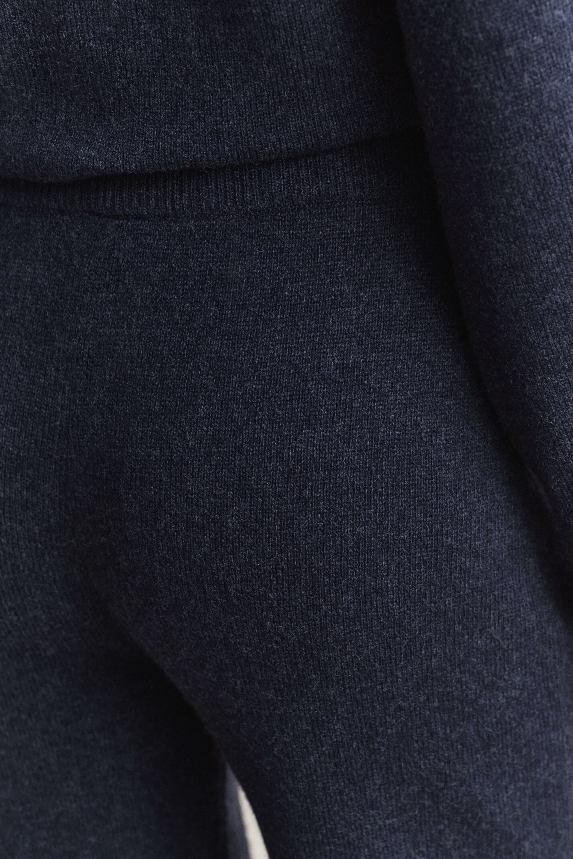 Pantaloni in lana misto cashmere
