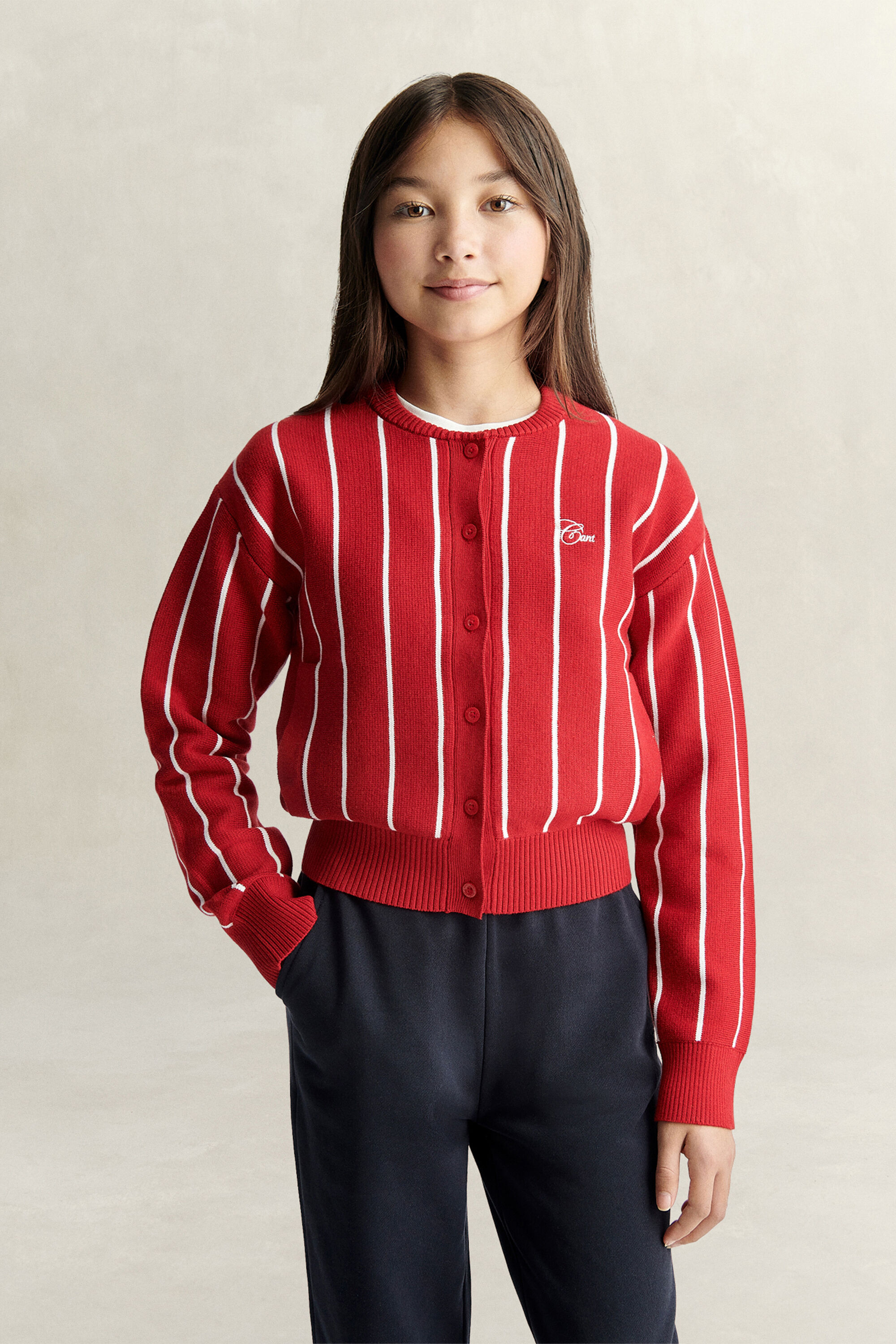 Cardigan a righe Teen Girls