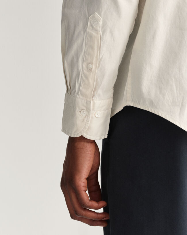 Camicia Oxford tinta in capo relaxed fit