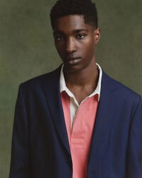 Blazer in lana hopsack