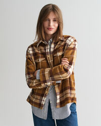 Camicia giacca in flanella a quadri