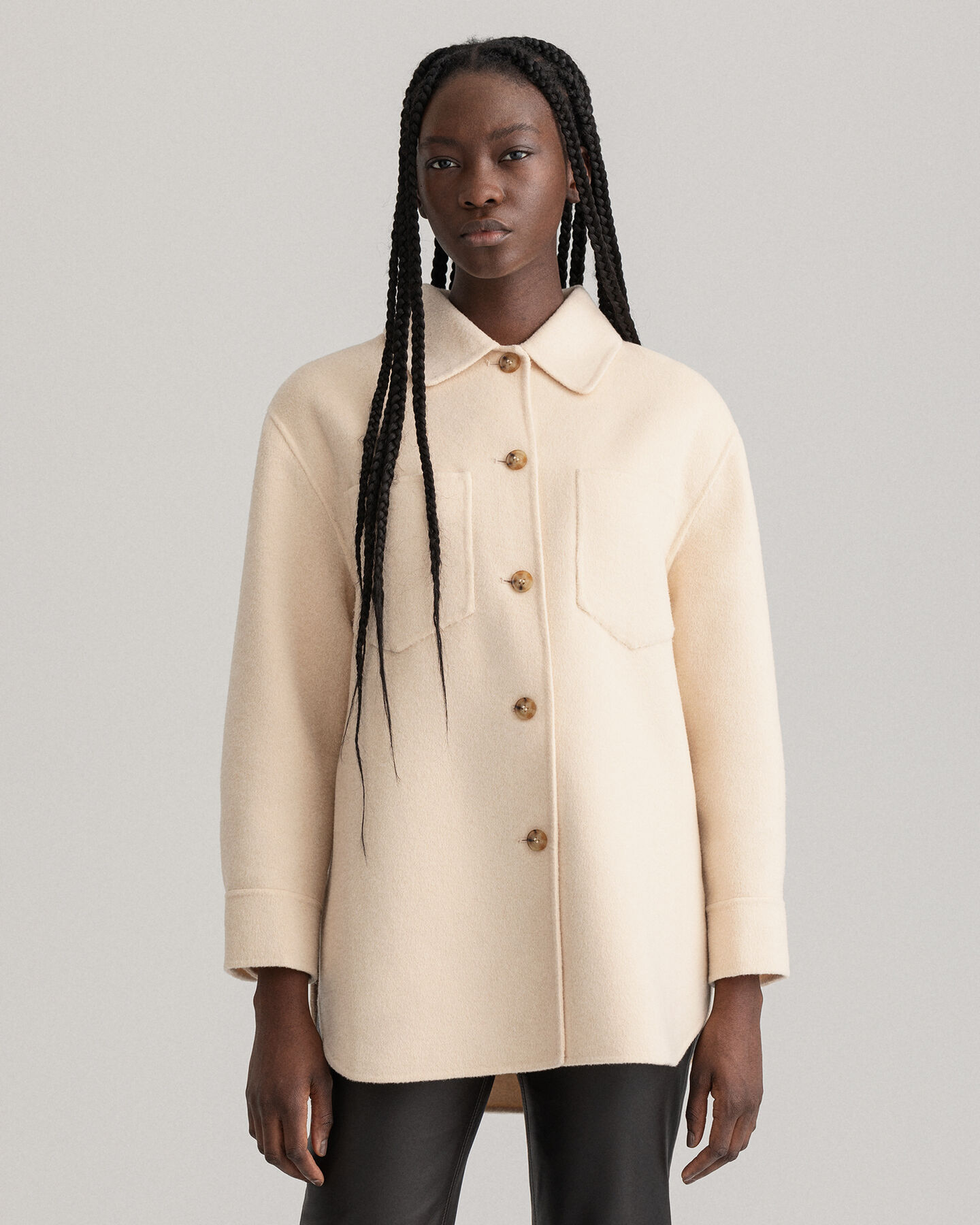 Giacca-camicia cucita a mano