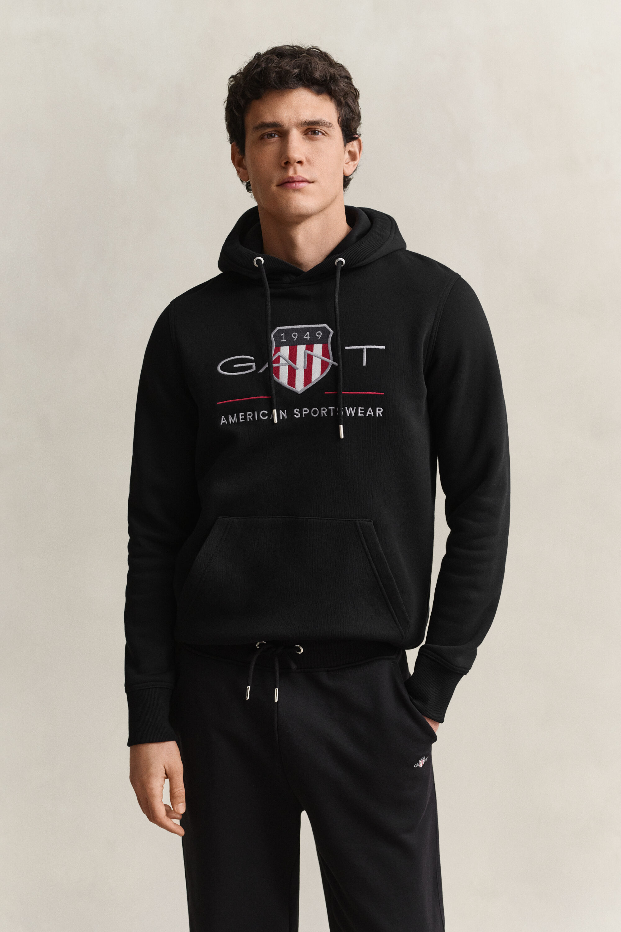 Felpa Archive Shield con cappuccio