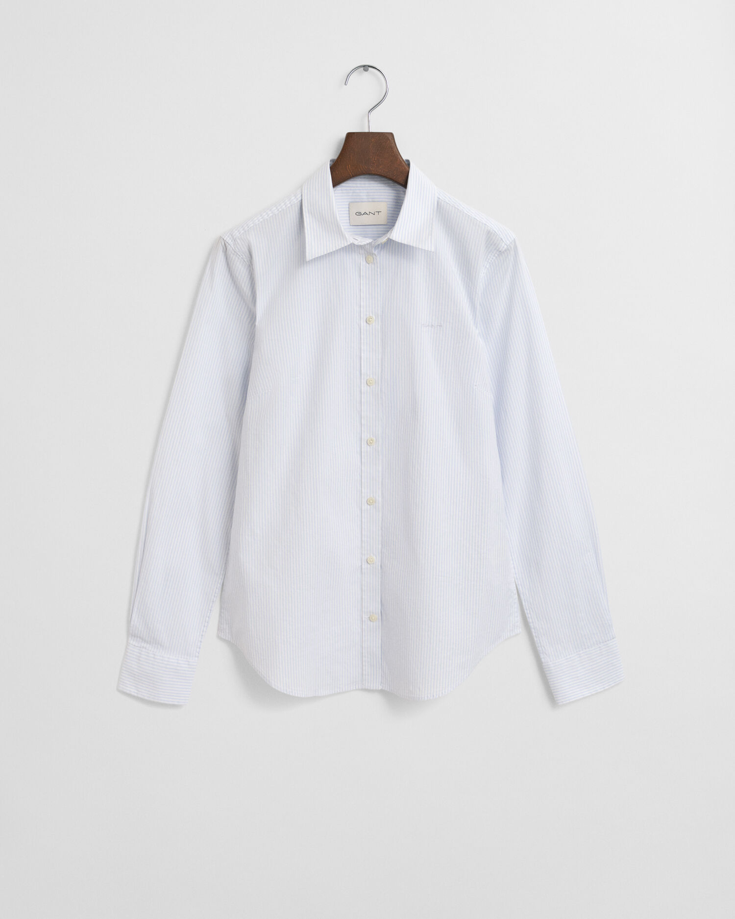 Camicia in popeline a righe slim fit