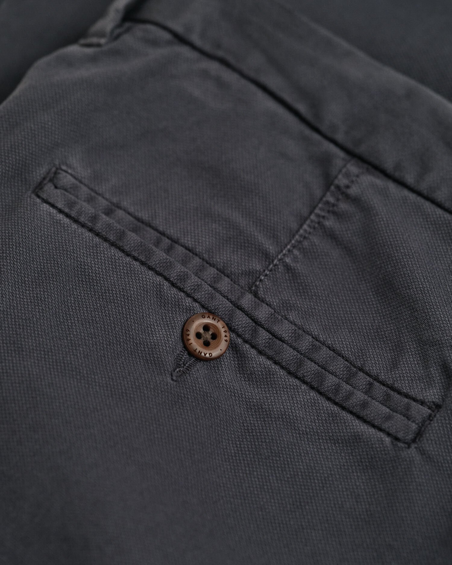 Pantaloni chino strutturati a ratiera slim fit