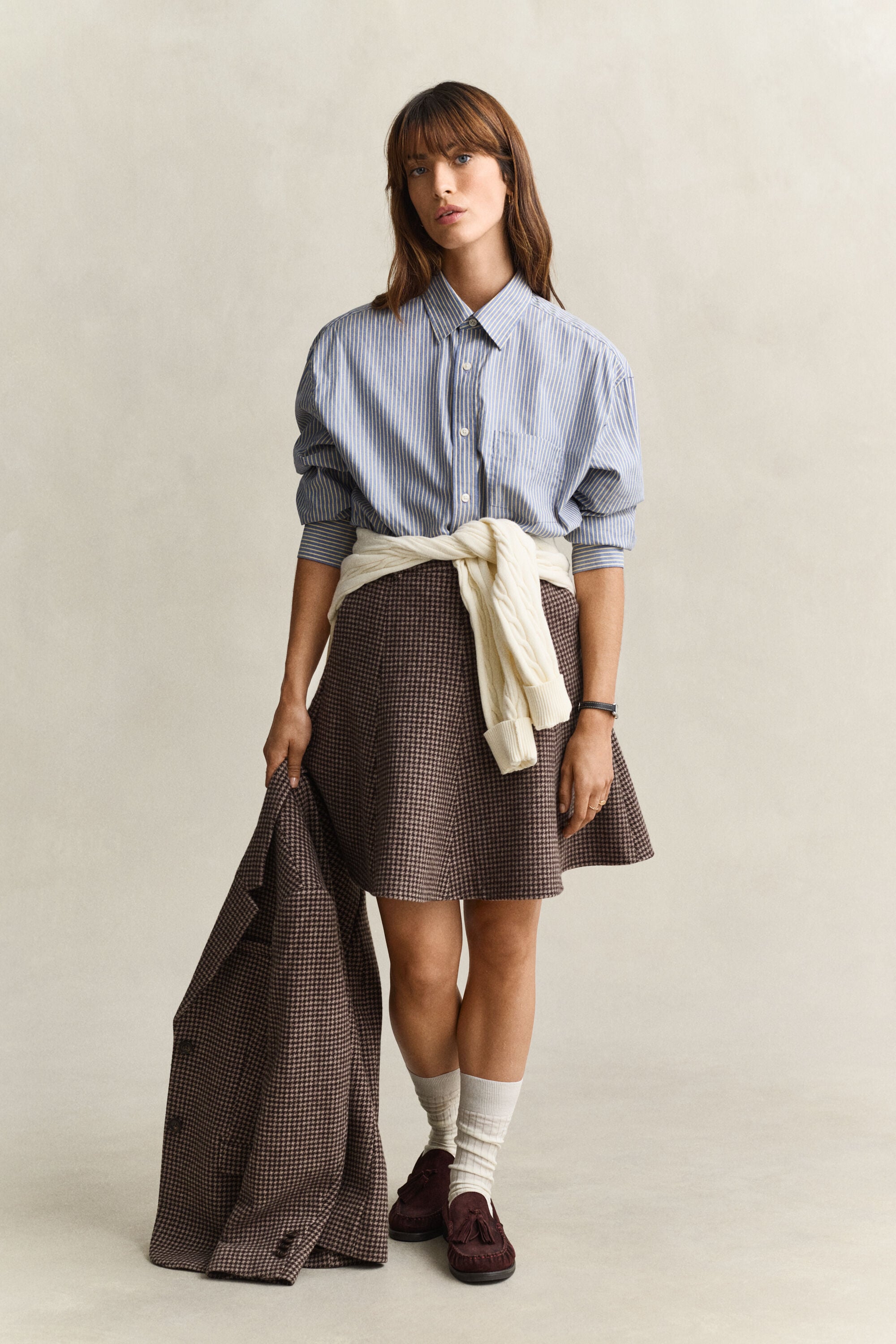 Camicia a righe in edizione esclusiva per membri
