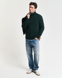 Maglia a collo alto in misto lana