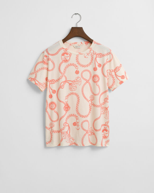 T-shirt Sailing con stampa