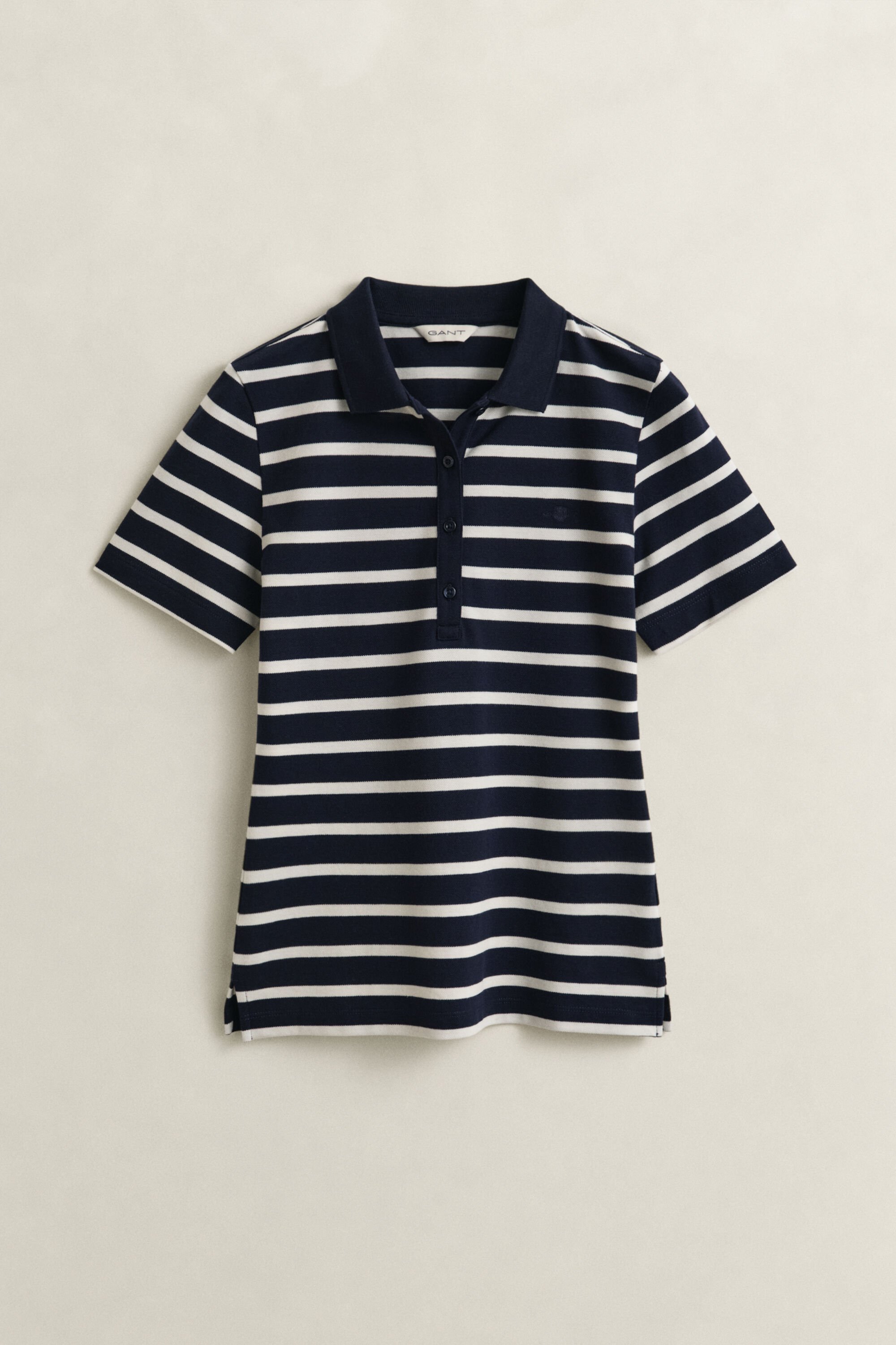 Polo a righe in piqué