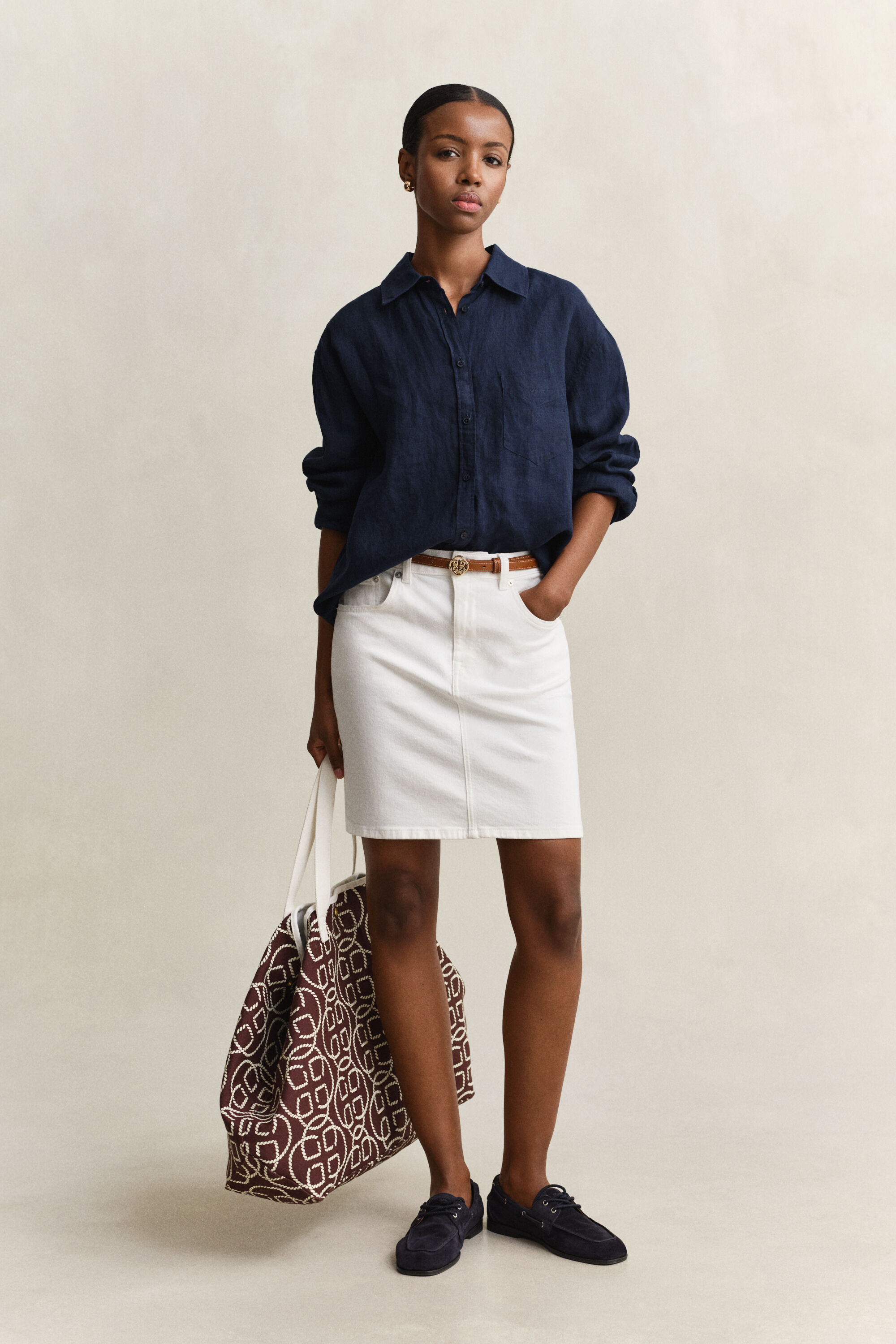 Camicia di lino relaxed fit