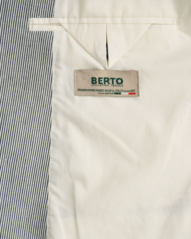 Blazer doppiopetto a righe oversize