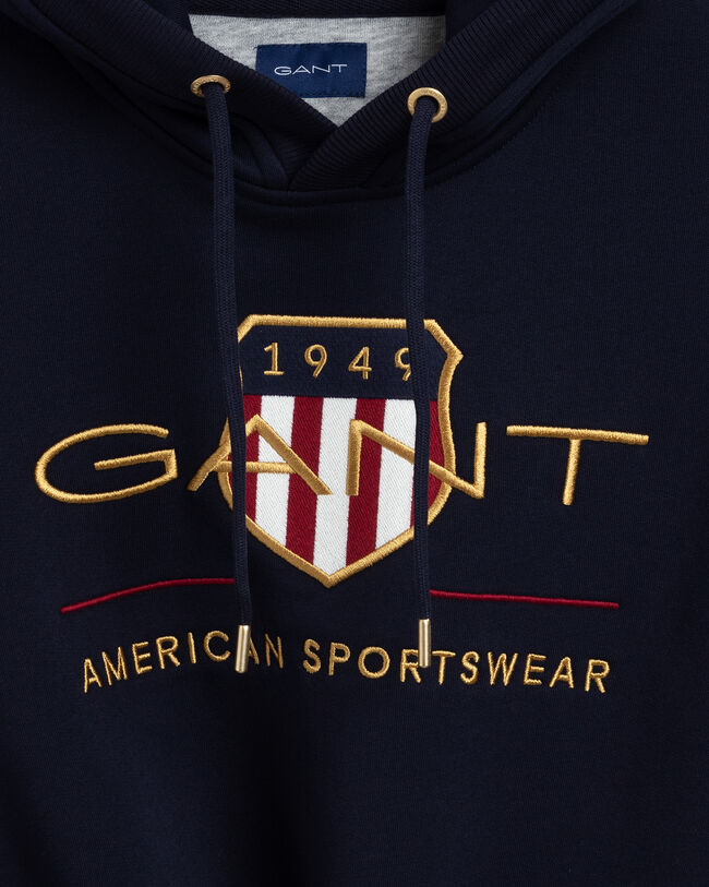 Felpa Archive Shield con cappuccio