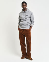 Felpa con cappuccio stampa piccola