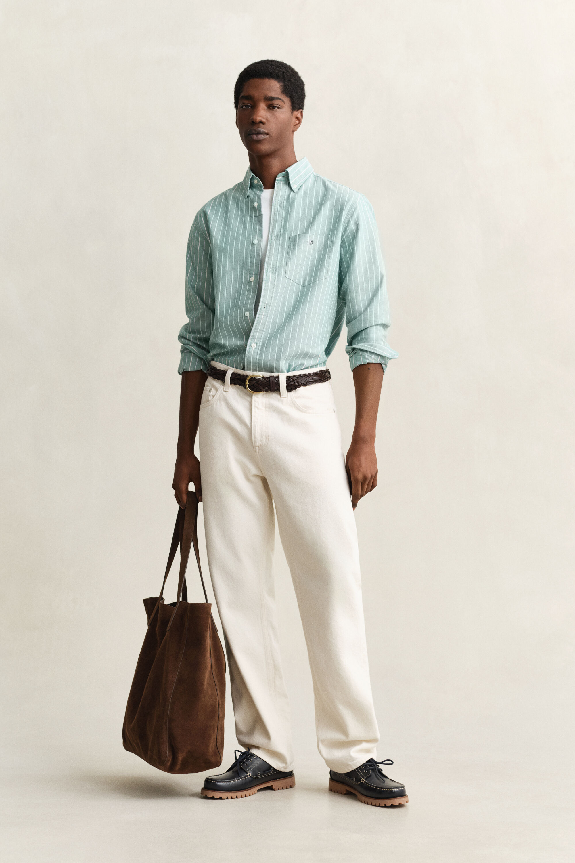 Camicia Oxford classica a righe