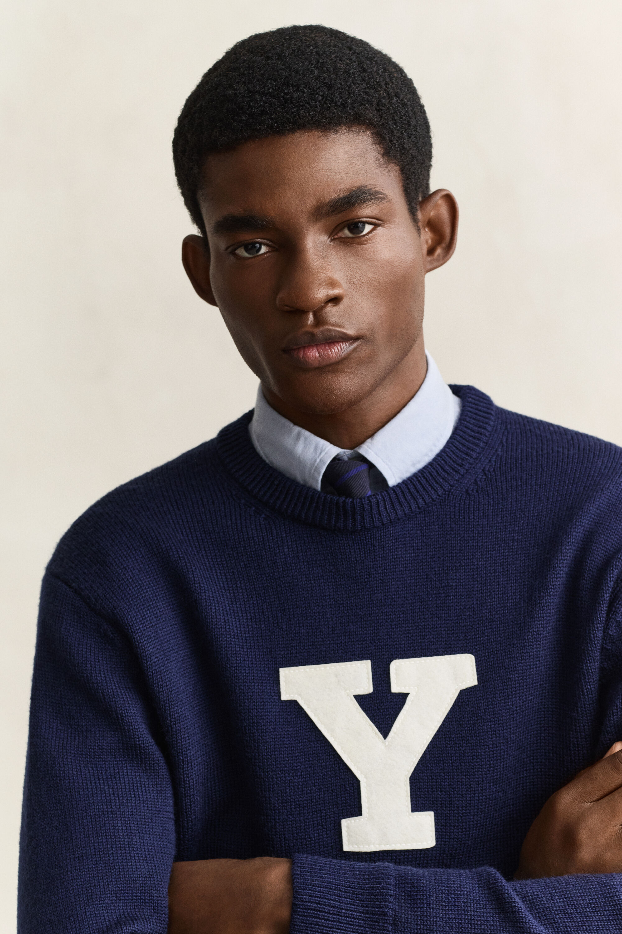 Maglia Gant x Yale in lana merino