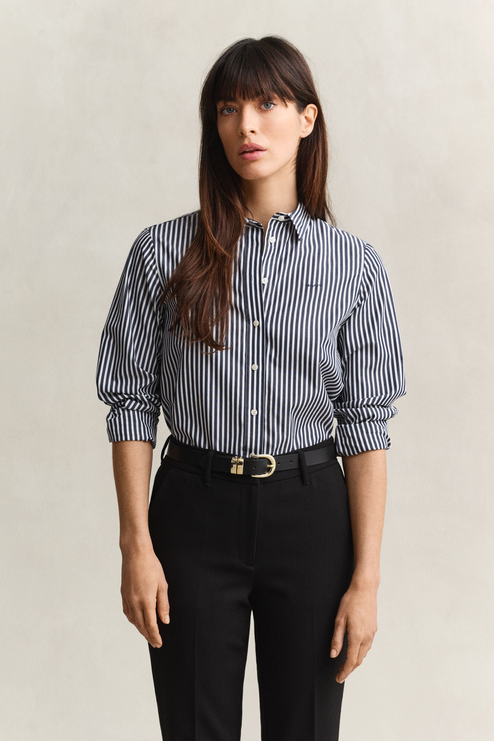 Camicia in popeline a righe Classic regular