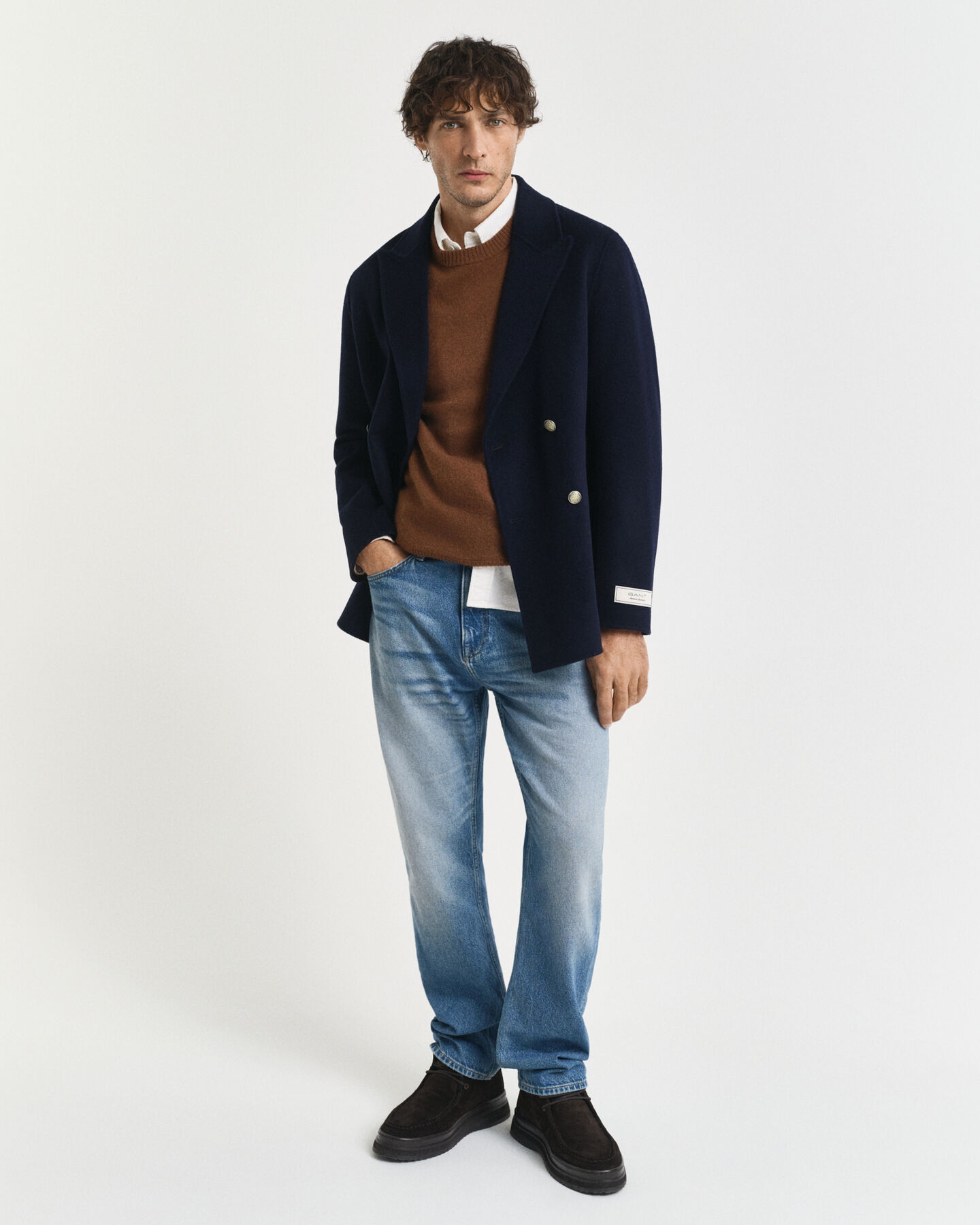 Blazer Club con cuciture a mano slim fit