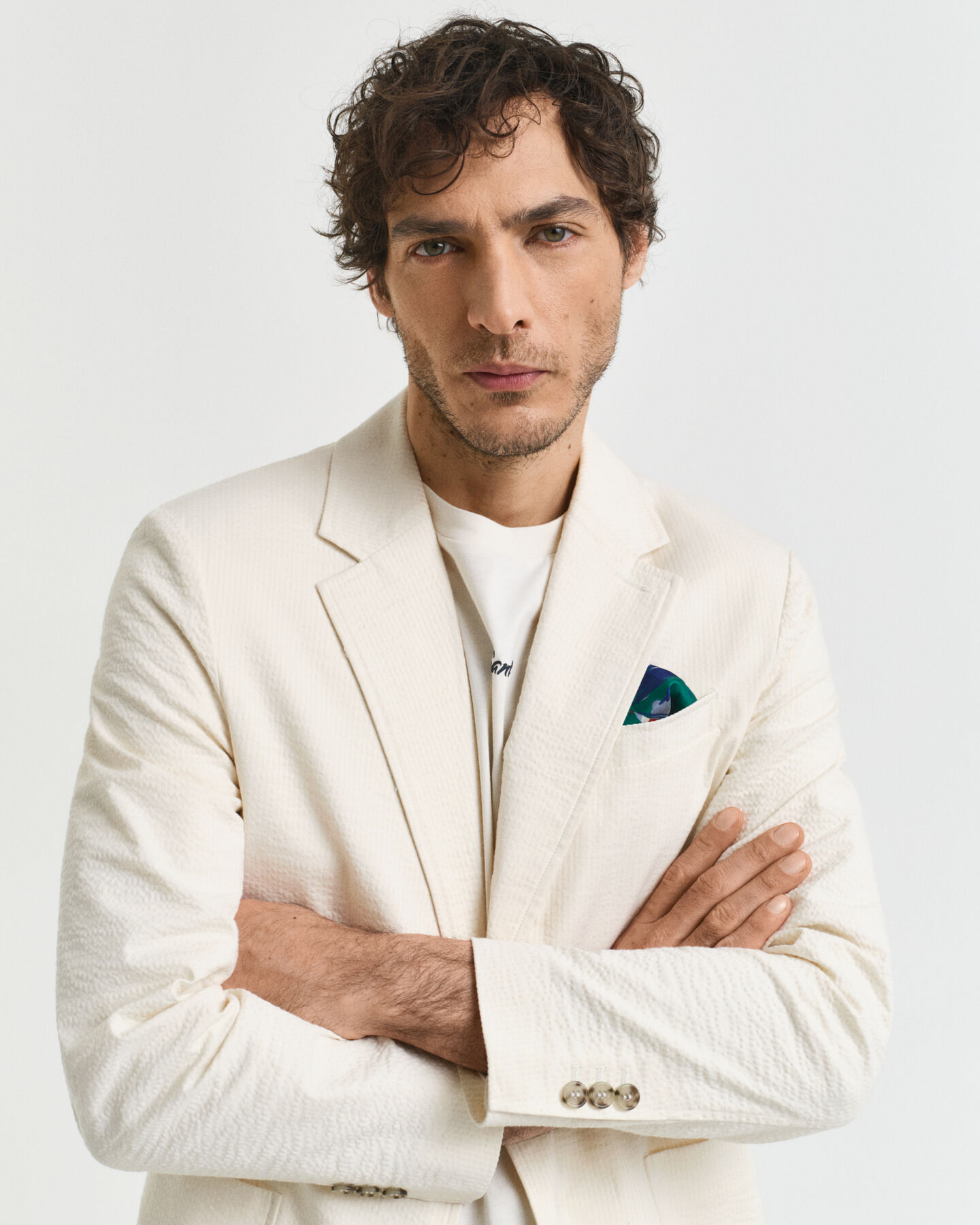 Giacca per abito seersucker slim fit