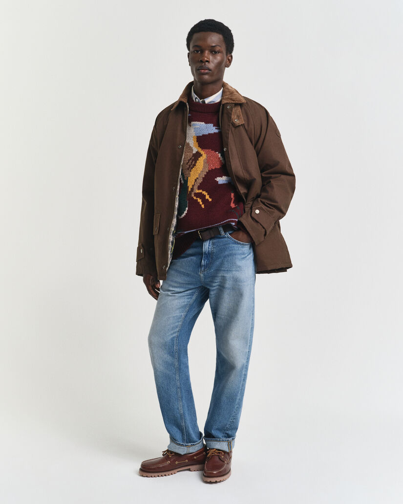 Maglia girocollo Graphic Bird