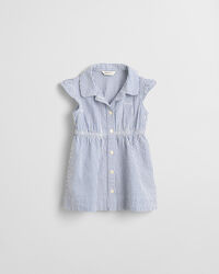 Abito seersucker a righe Baby Girl