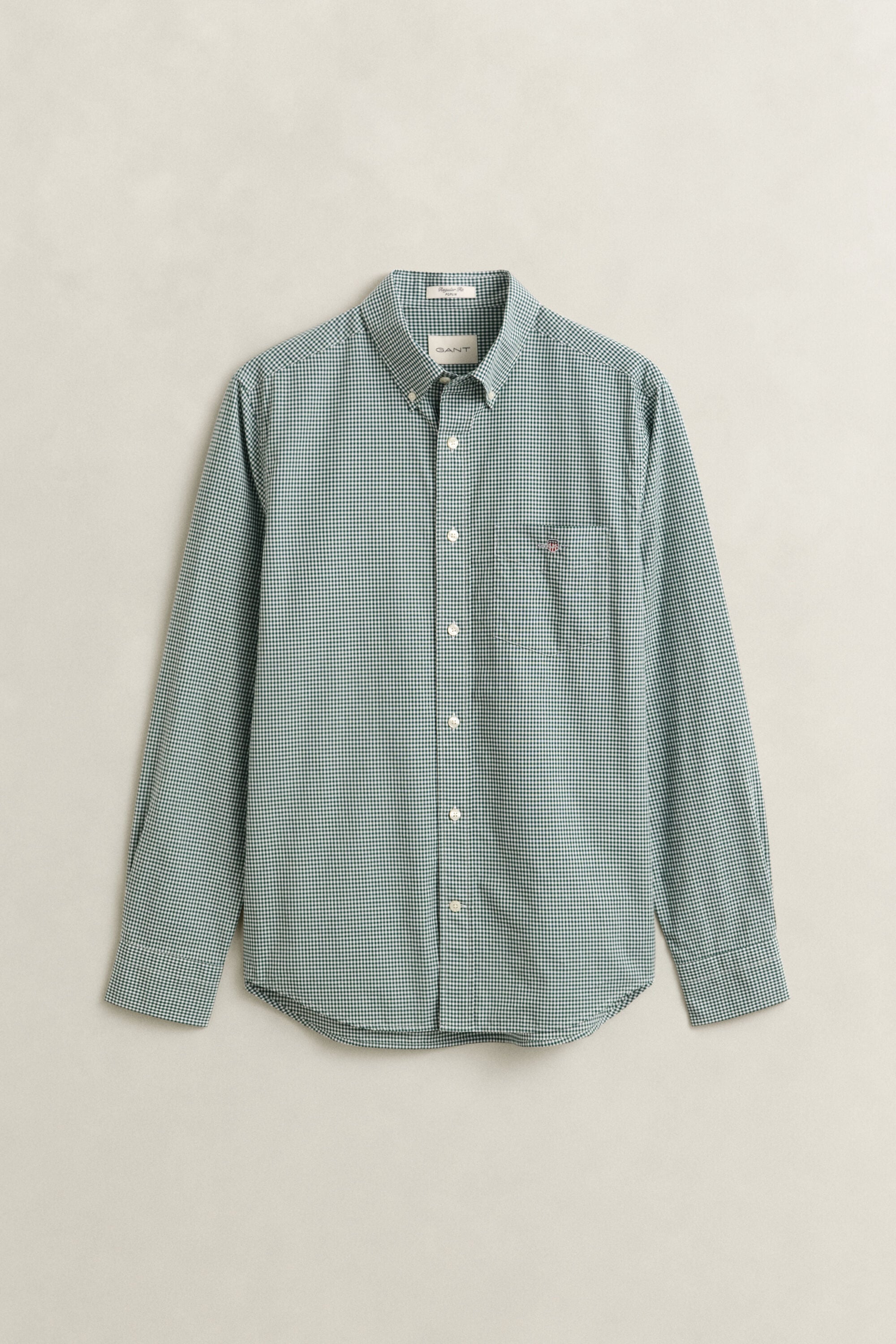 Camicia classica in popeline percalle