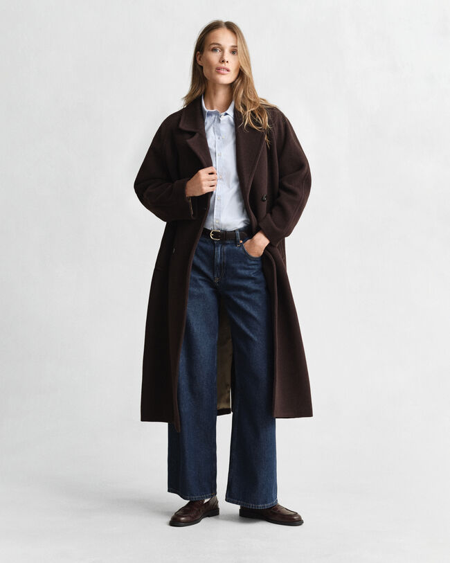 Camicia elasticizzata Oxford slim fit