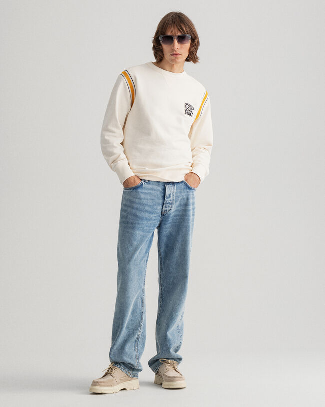 Felpa girocollo Tiger Badge