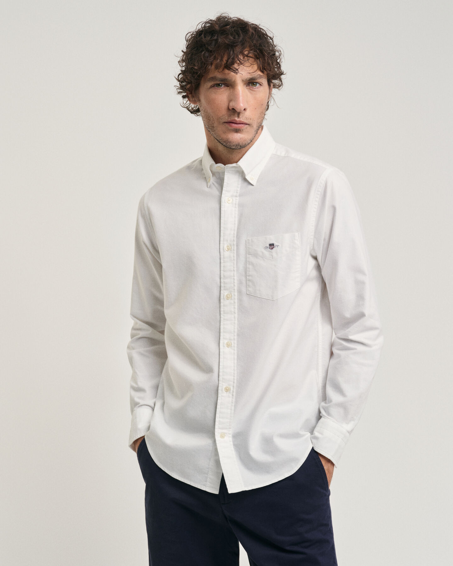 Camicia Oxford Seasonal Essential Archive Shield regular fit
