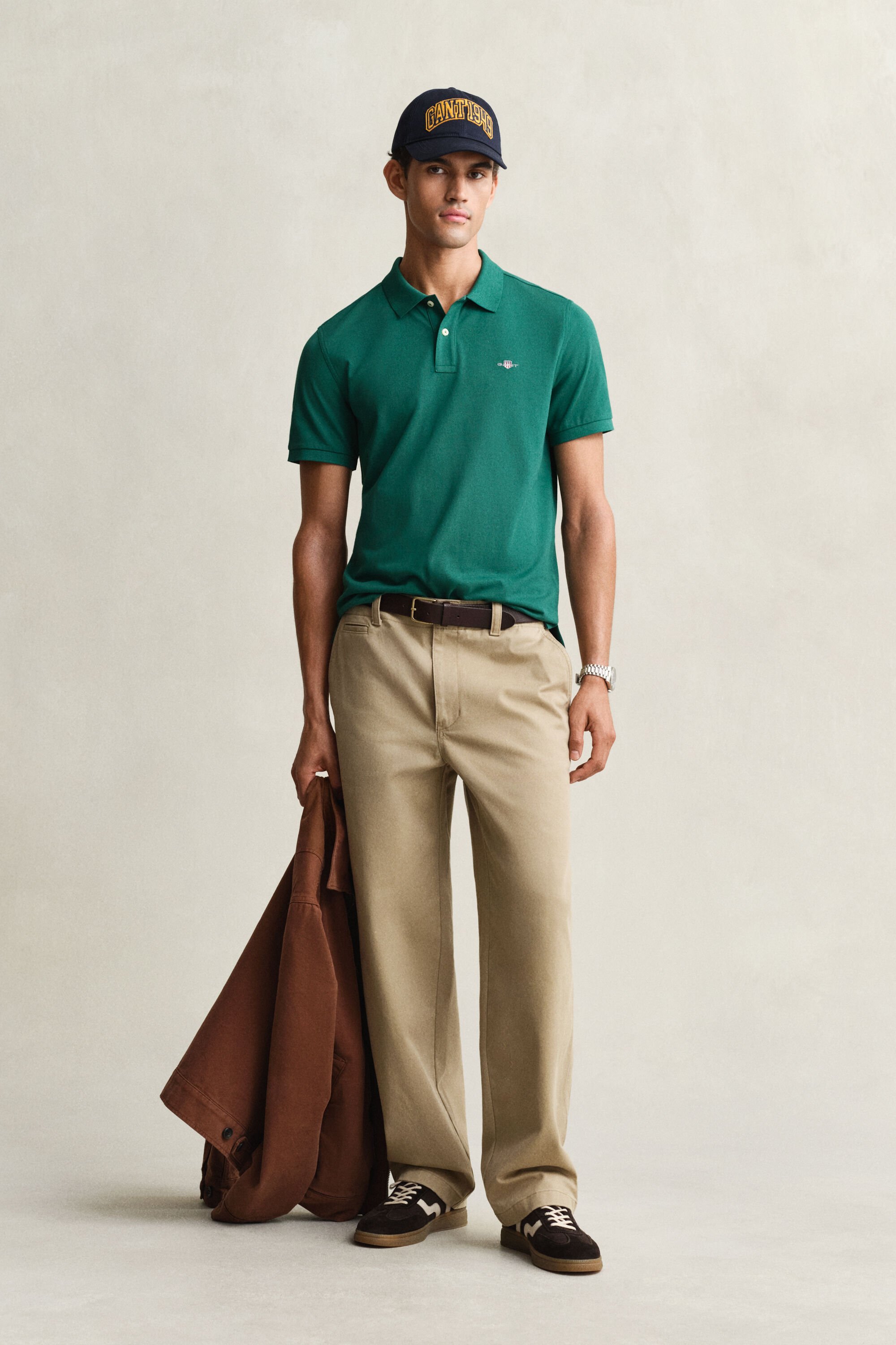 Polo Shield in piqué regular fit