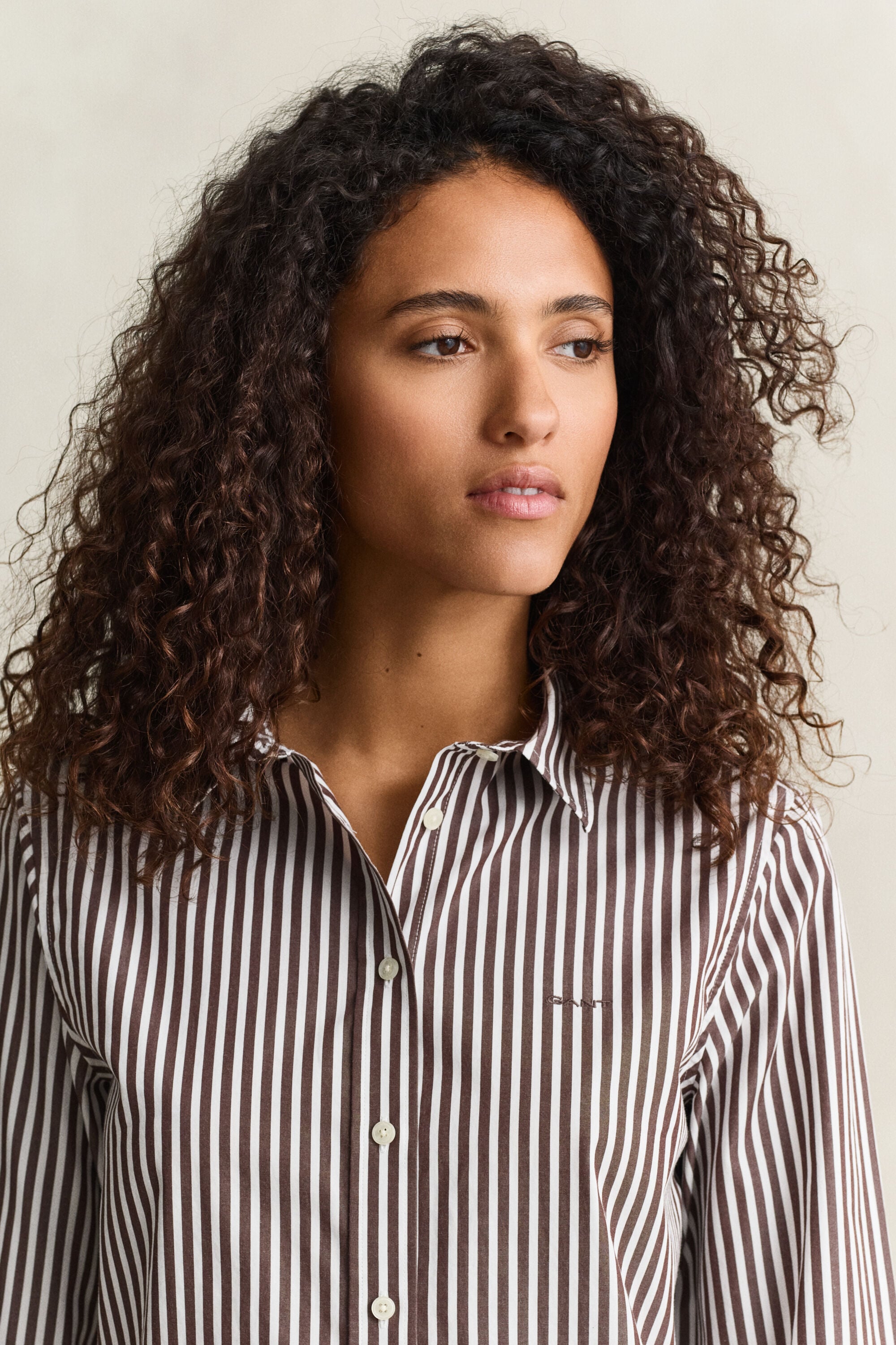 Camicia in popeline a righe Classic regular