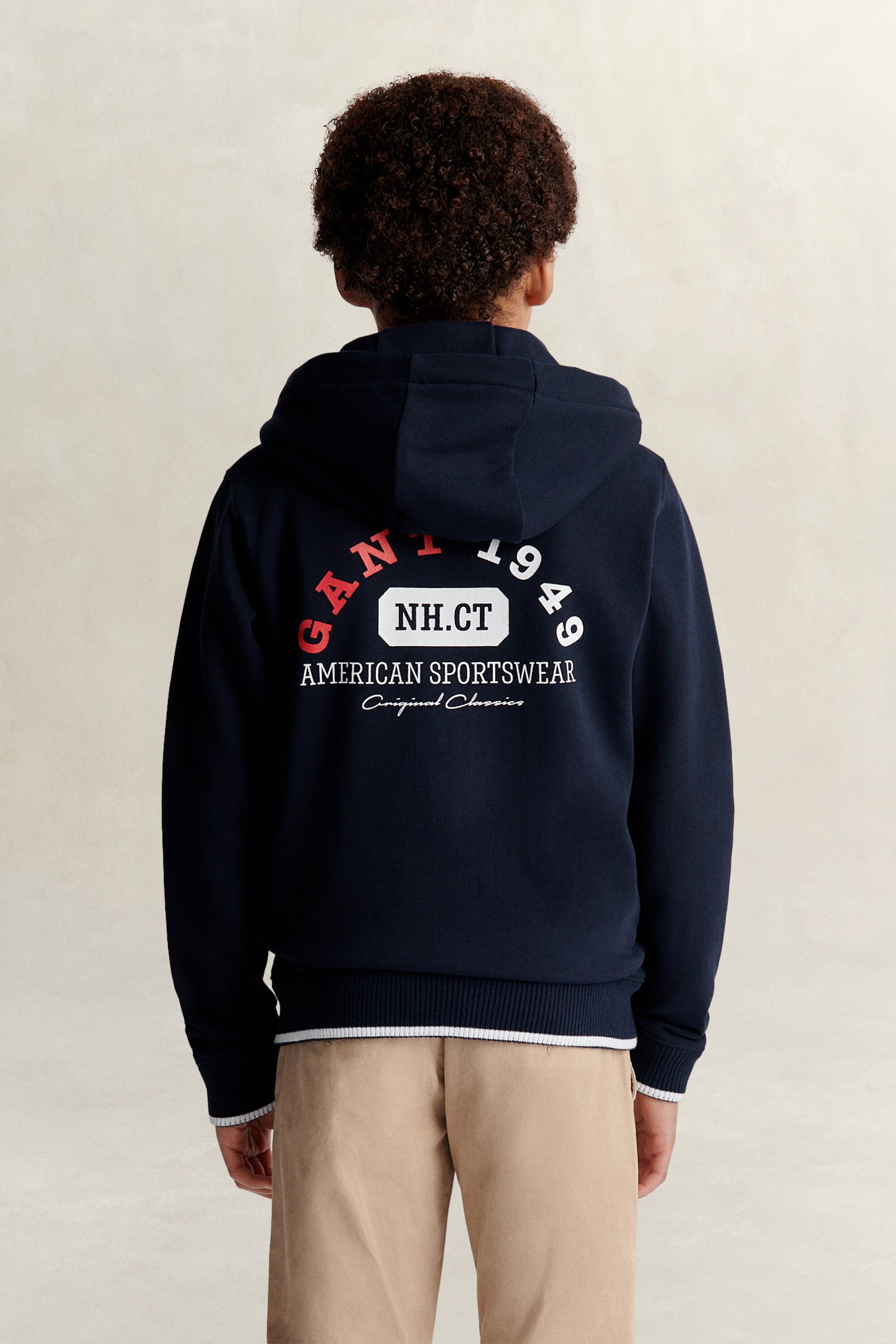 Felpa con zip e cappuccio Graphic Teen Boys