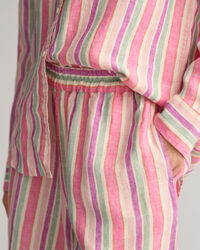 Pantaloncini Pull-On multi righe in lino