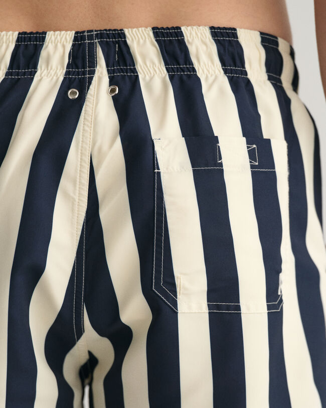 Pantaloncini da bagno a righe larghe classic fit