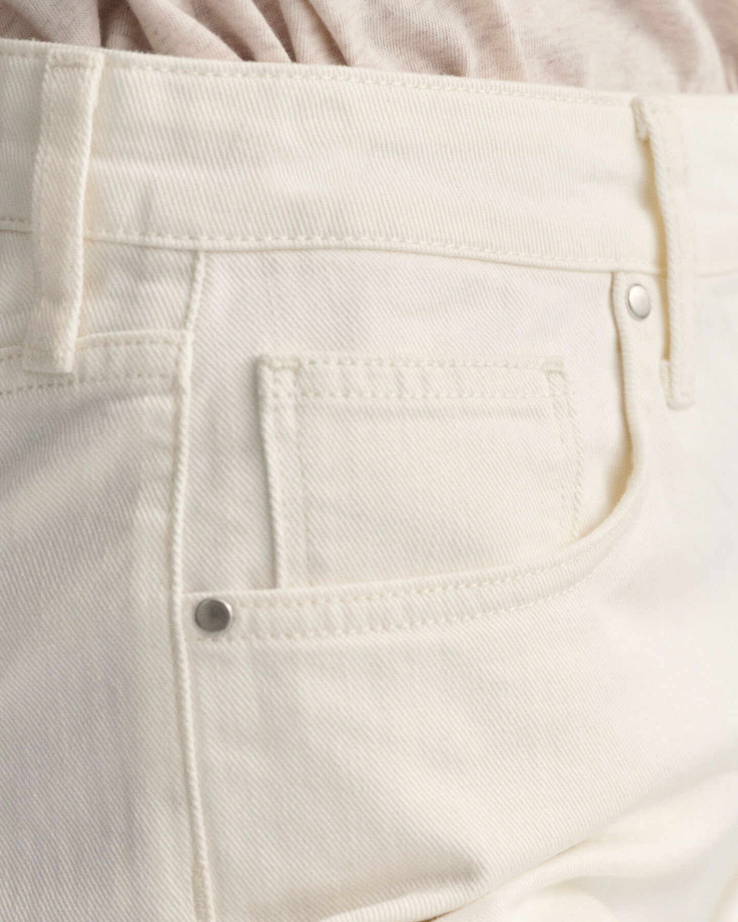 Pantaloncini in denim bianchi