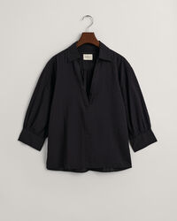 Camicia popover a righe Seersucker relaxed fit