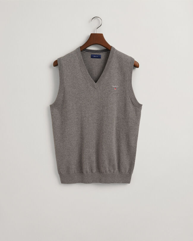 Gilet in maglia di cotone Classic