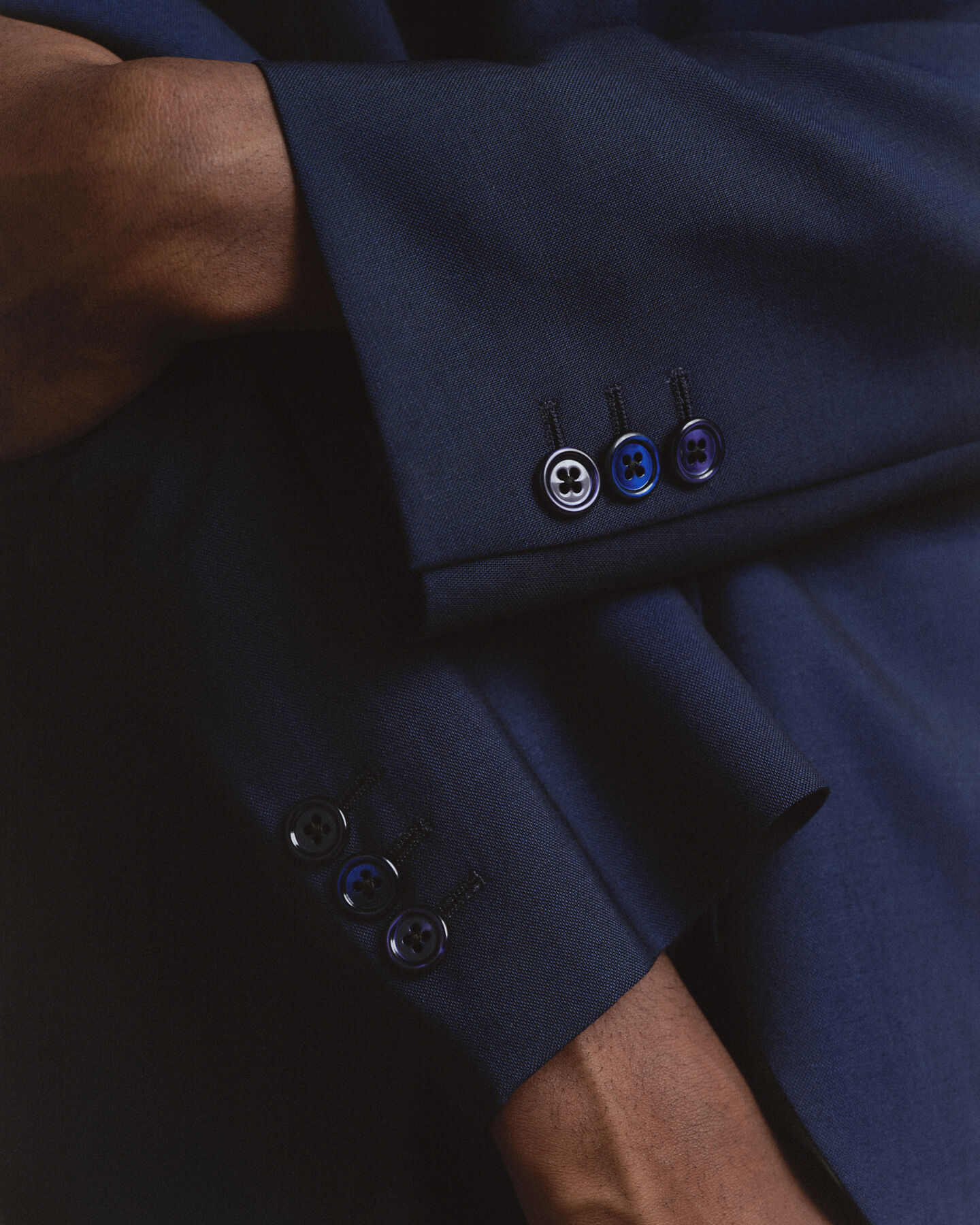 Blazer in lana hopsack